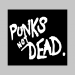 Punks not Dead čierne pánske tielko 100%bavlna Fruit of The Loom